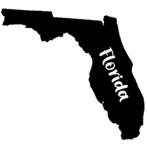 Florida Silhouette SVG, JPEG, PNG, Cricut geschnitten Datei florida, Zustand von Florida.