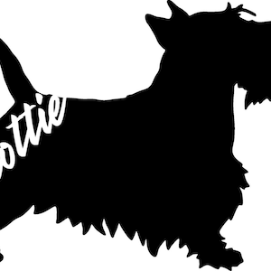Scottie Dog SVG JPEG PNG. Scottie Dog Cricut Cut File. - Etsy