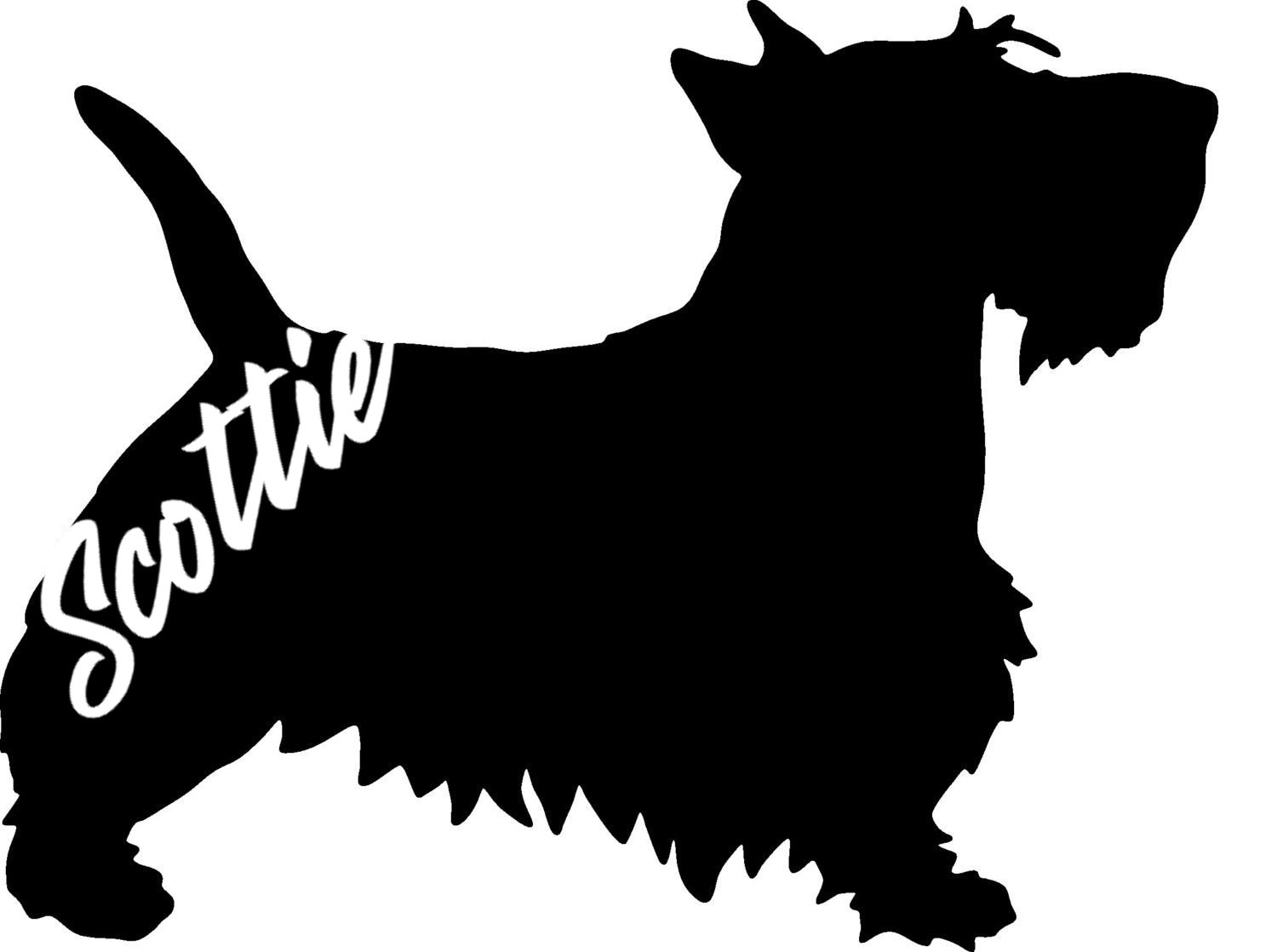 Scottie Dog Outline