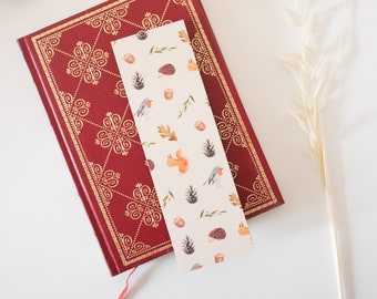 "Forest Animals" bookmark for books, notebook, decoration