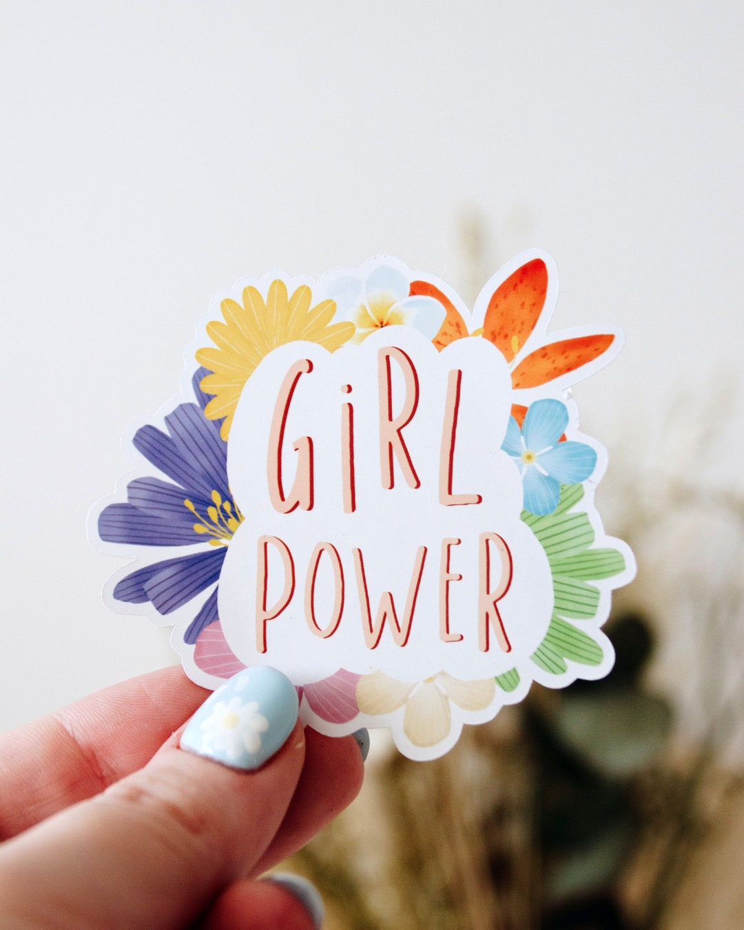 Girl Power Computer Sticker Girl Power Sticker for Computer Notebook Suitcase - Etsy