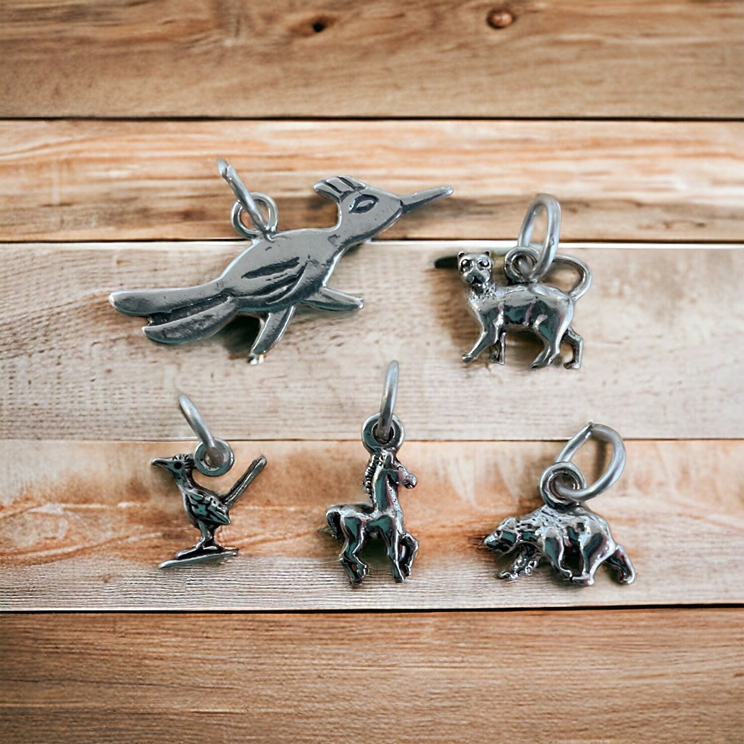 Sterling Silver Animal Charms Etsy