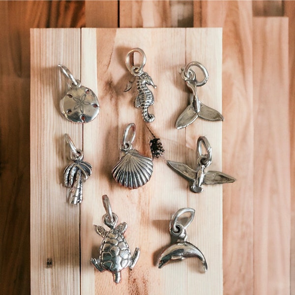 Sterling Silver Ocean Charms