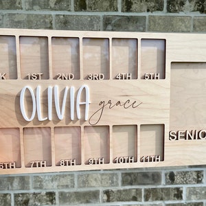 Personalized School Photo Frame | K-12 Picture Organizer