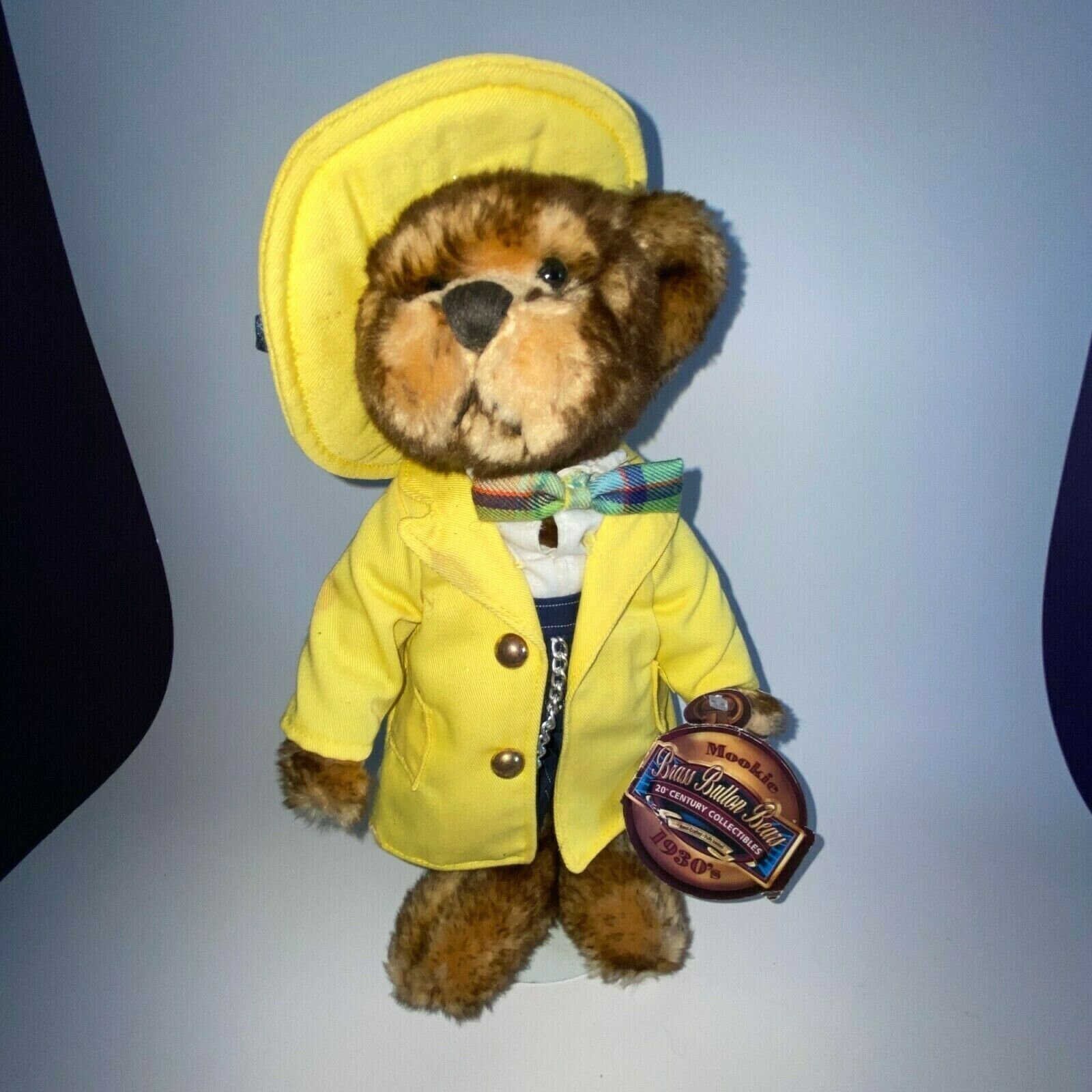 【1930's Mookie 】ぬいぐるみBrass Button Bears Brass Button Mookie the 1930's Teddy Bear 11