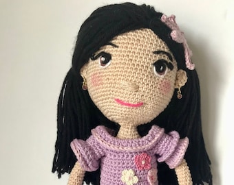 Crochet Doll for Sale, Amigurumi Doll for Sale, Crochet Amigurumi Doll, Princess Doll, Stuffed Doll, Cuddle Doll, Amigurumi Girl, Plush Toys
