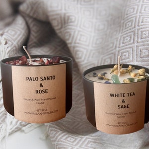 Handcrafted Coconut Wax Candles