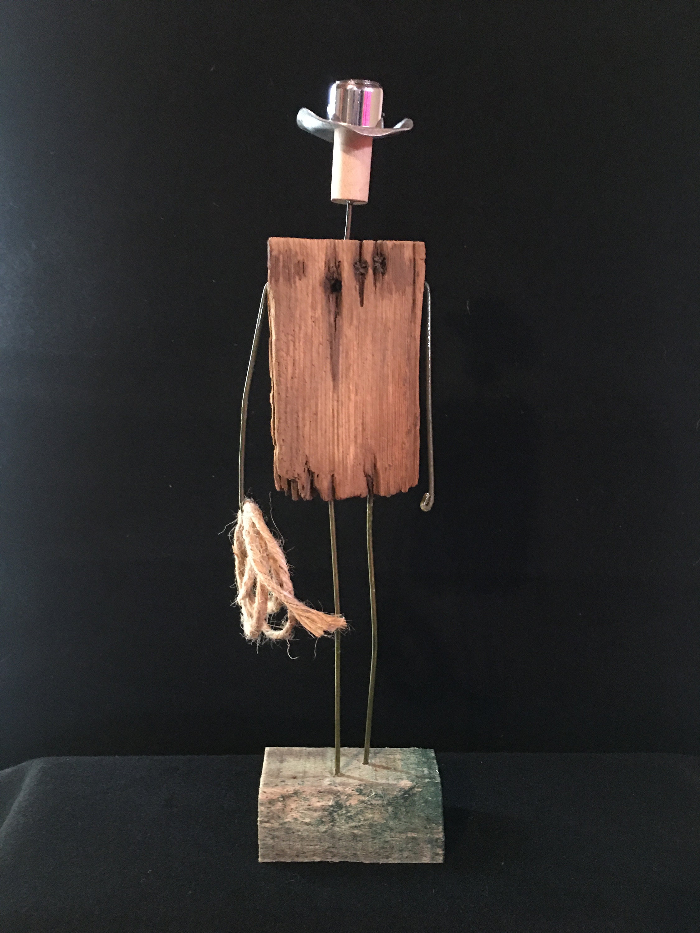 Cowboy Sculpture Etsy