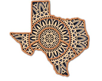 Download Texas Mandala Svg Etsy