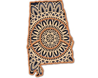 Download Alabama Mandala Svg Etsy