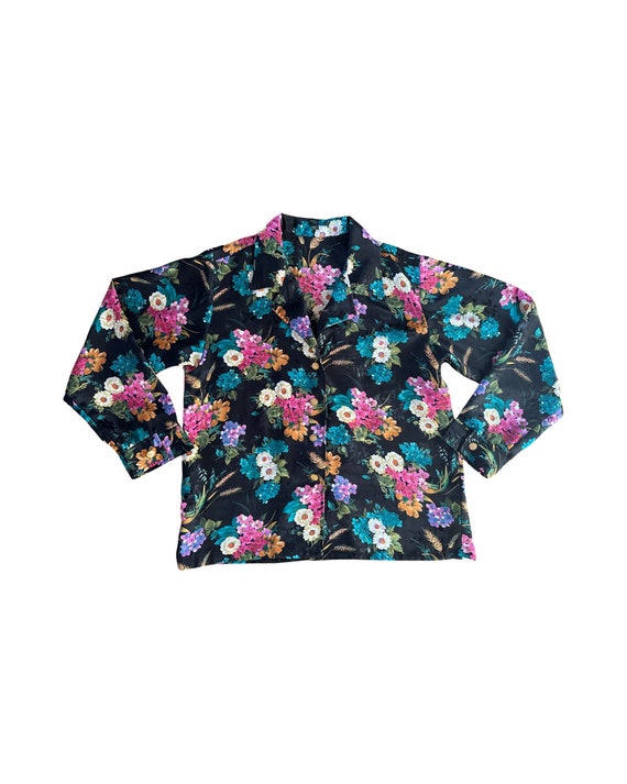 Vintage Floral Blouse/Shirt - image 1