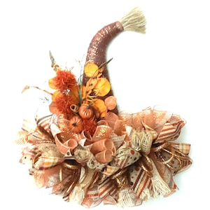 Glam Scarecrow Hat, Fall Decor, Scarecrow Hat Wreath, Scarecrow Hat Door Hanger, Autumn Decor, Pumpkin Scarecrow Hat, Thanksgiving Decor