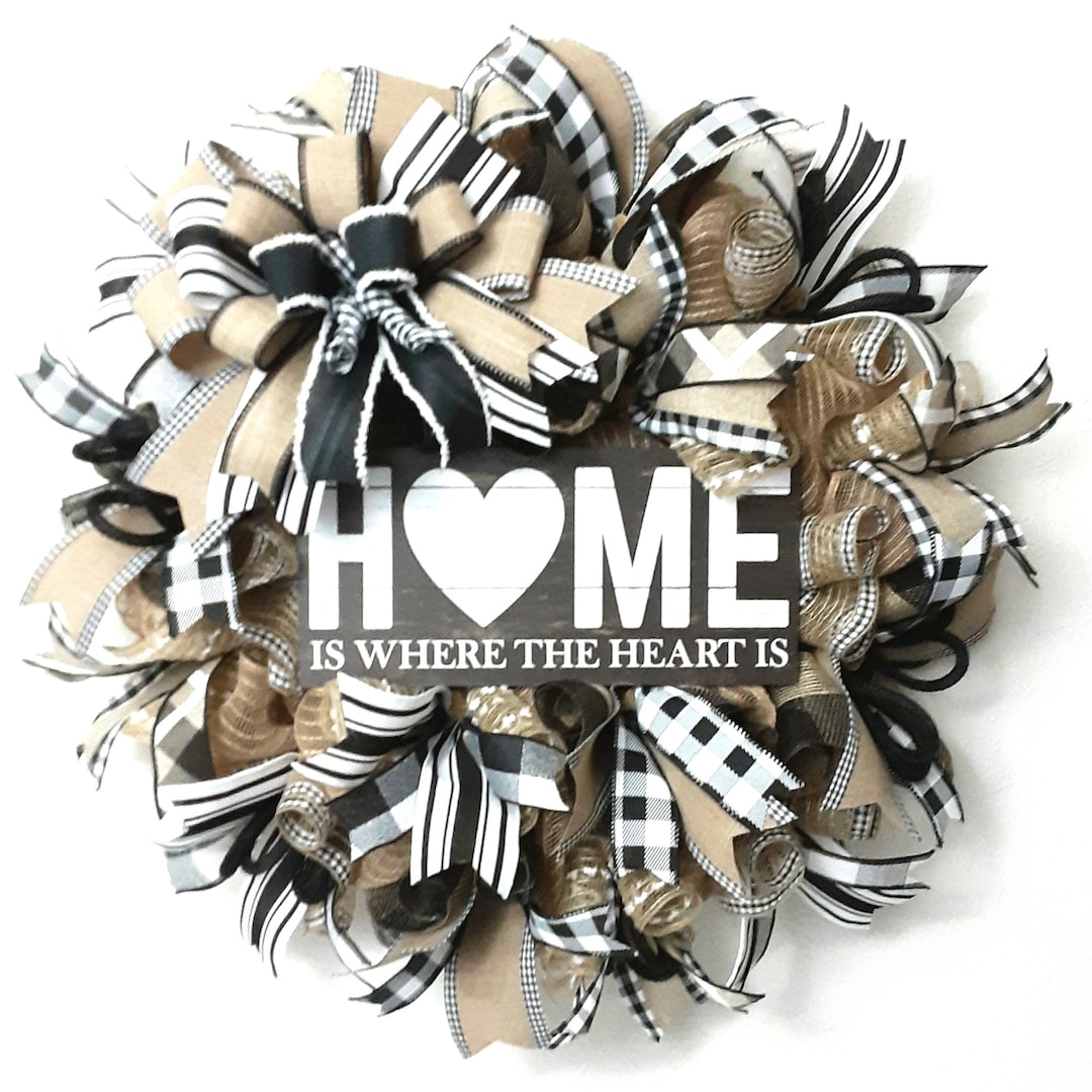 Farmhouse Welcome Wreath, Home Wreath, Welcome Wreath, Everyday Wreath ...