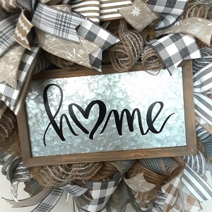 Farmhouse Welcome Wreath, Home Wreath, Everyday Wreath, Farmhouse Wall ...