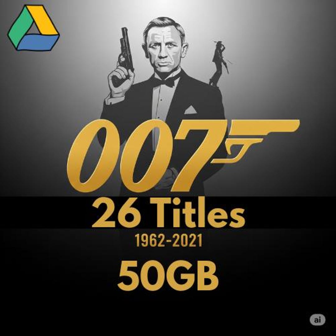 High Resolution Racing Numbers 007 James Bond 007, 26 Titles Collection 1962-2021, High Quality - Etsy
