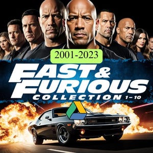 Fast and Furious Complete Collection 2001-2023, Total 10 Titles, Fast & Furious, High Quality