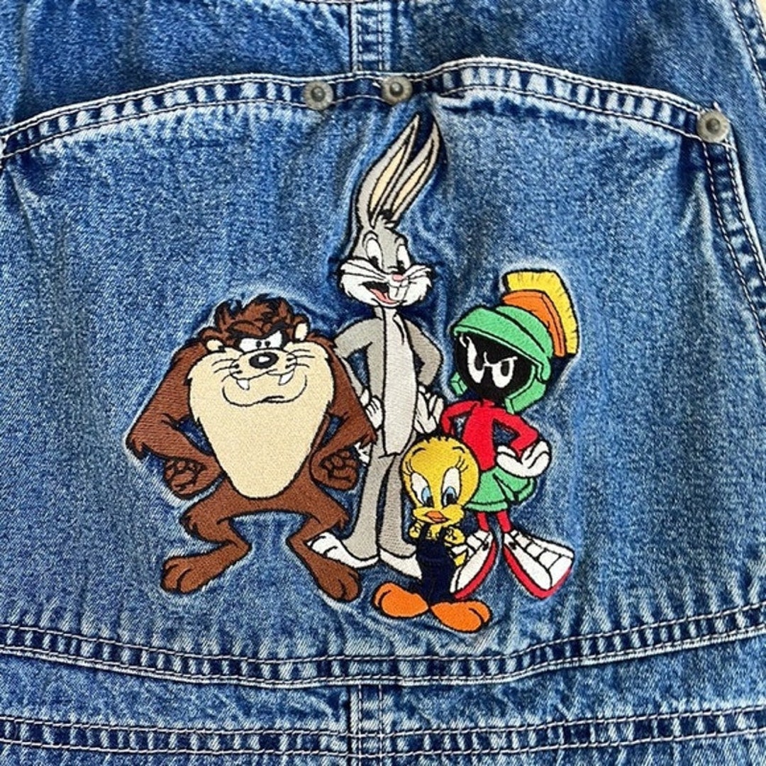 Looney Tunes 1990s Denim Overalls - Etsy