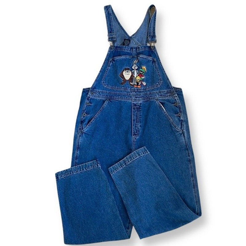 Looney Tunes 1990s Denim Overalls - Etsy