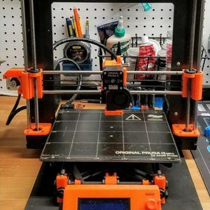 Prusa i3 MK2S Clone 3D Printer ABS Parts Kit Extruder MK8 Gear,Z-TR8 Spindel Orange