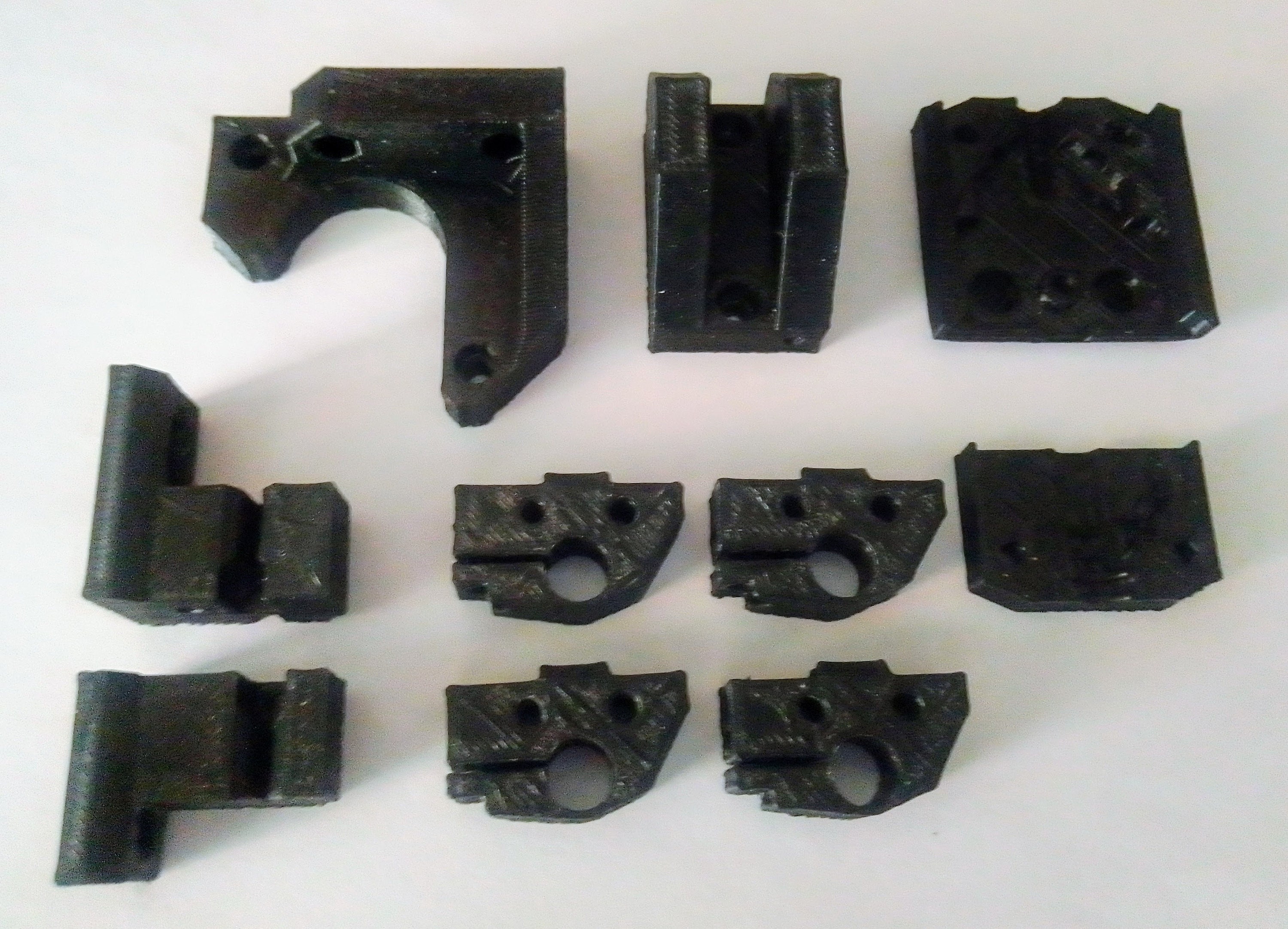 Prusa I3 MK3S 3D Printer Parts Kit ABS Black/orange LCD Cover &amp; Rambo ...