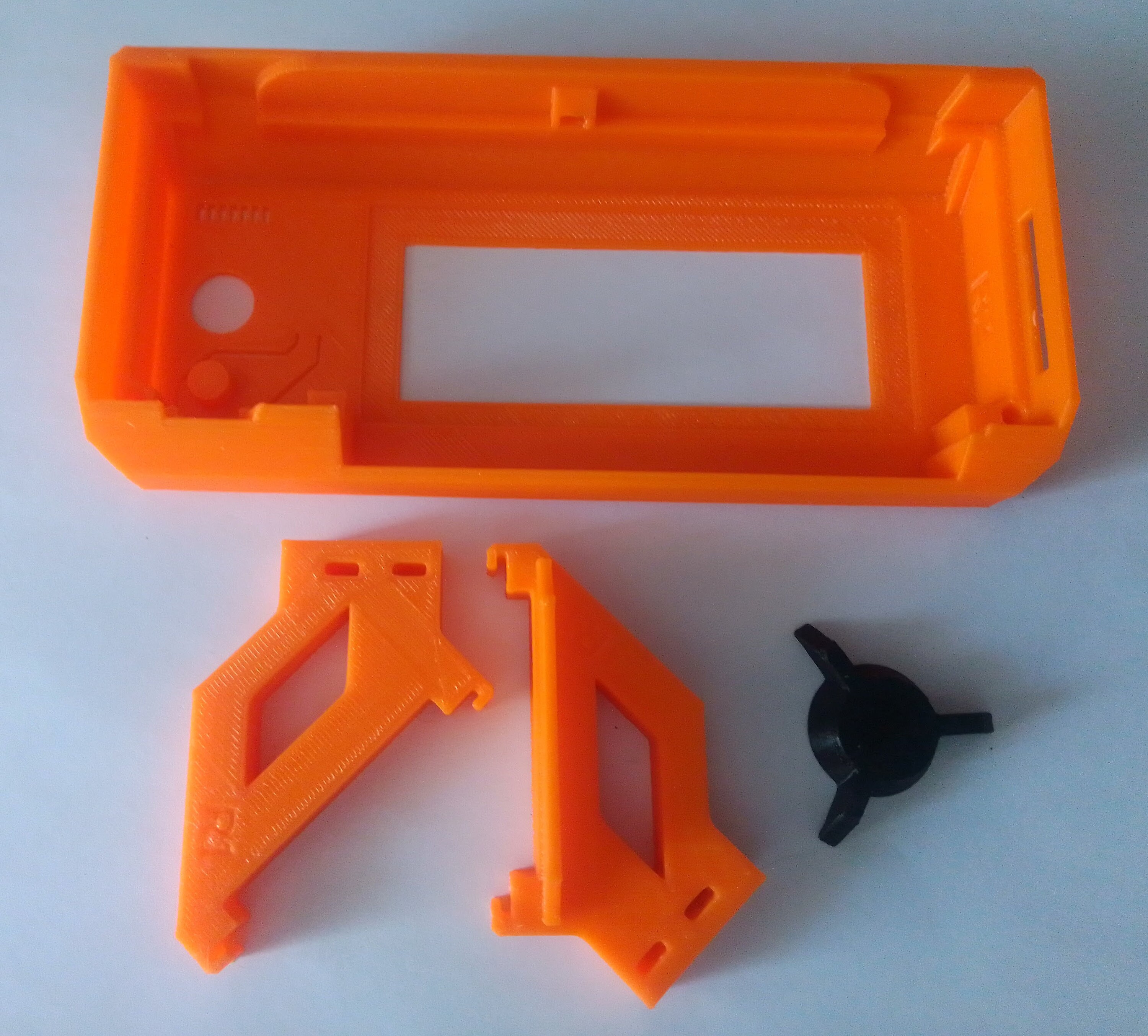 Prusa I3 MK3S 3D Printer Parts Kit ABS Black/orange LCD Cover &amp; Rambo ...