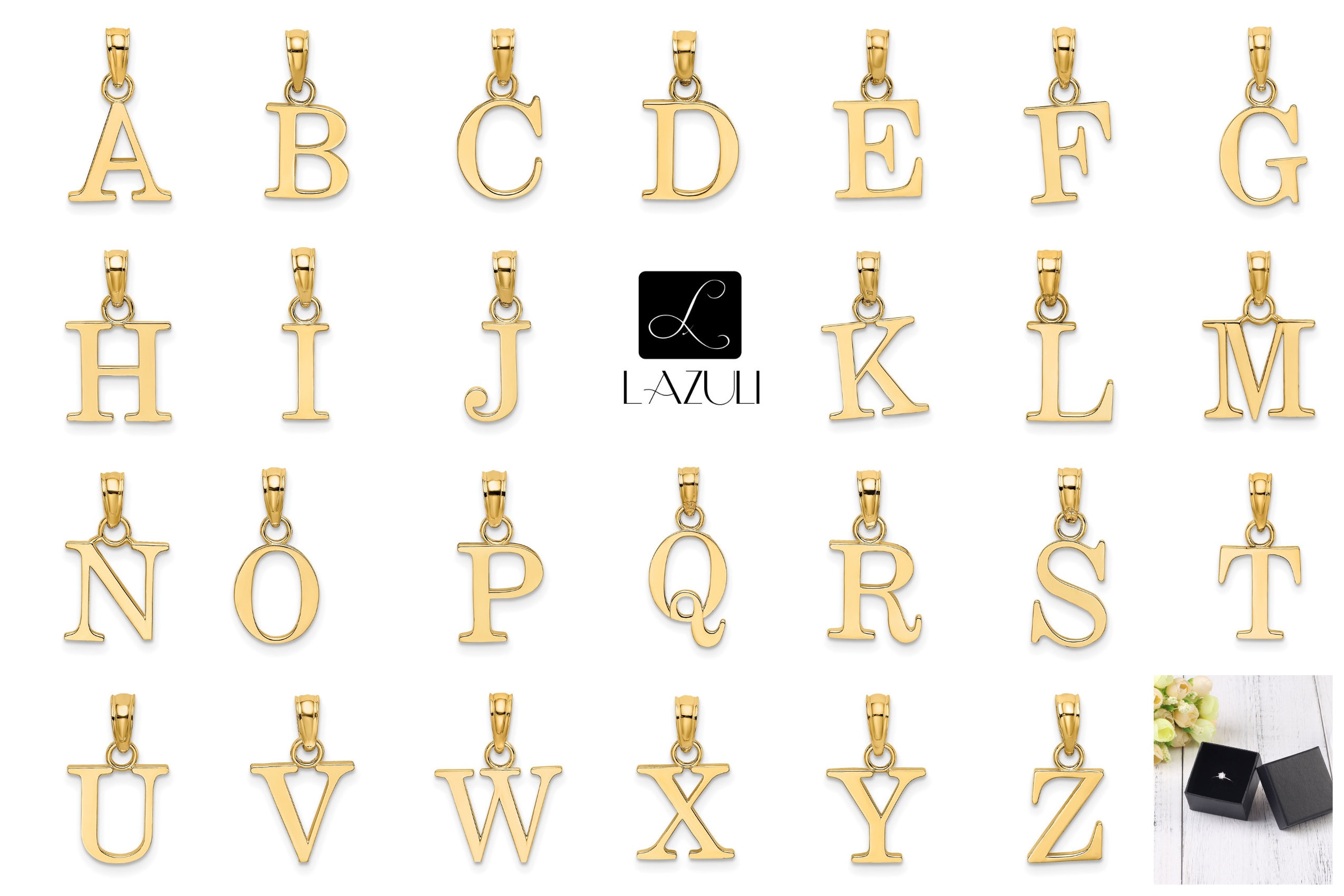 Hicarer 280 Pcs Letter Charm for Jewelry Making a Letter Charm Alphabet  Charm Including 5 AZ DIY Alphabet Charms with 150 Pcs Open Jump Rings for