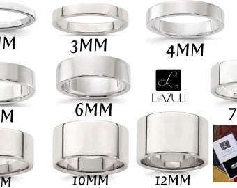 Sterling zilveren platte 2mm 3mm 4mm 5mm 6mm 8mm 10mm 12mm trouwring belofte verlovingsring duim teen Midi eenvoudige minimalistische ring