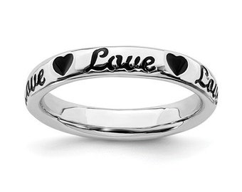 Love 3.50 mm plata esterlina comfort fit banda de boda promete compromiso pulgar pulgar midi simple minimalista anillo regalo para su expresión