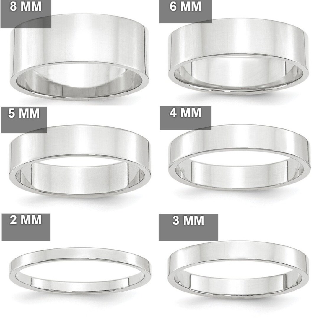 Silver band ring with stamped word, personalized, 2mm, 3mm or 4mm wide –  natalkapavlysh