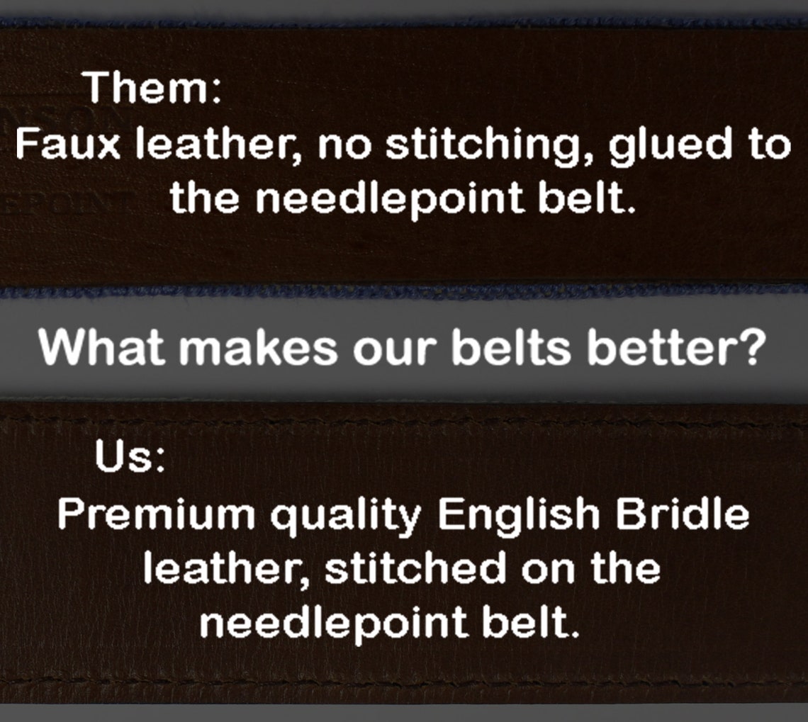 SEC Needlepoint Belt, Needlepoint Belt Kit, Includes Canvas and Thread