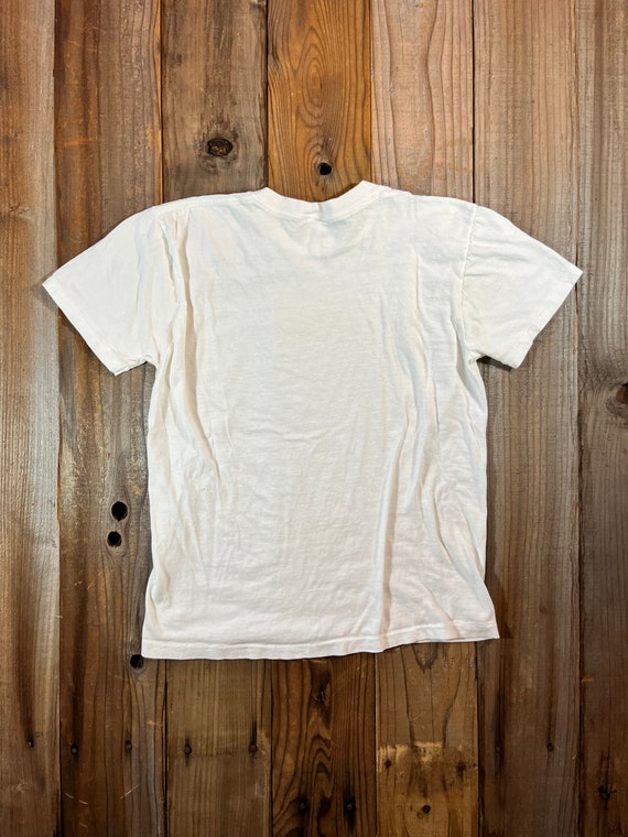 1990's Royal Comfort Blank White Shirt S - image 5