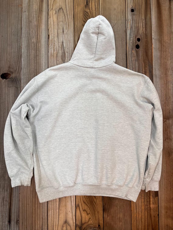 Vintage Carhartt Gray Elastic String Pullover Hoo… - image 6