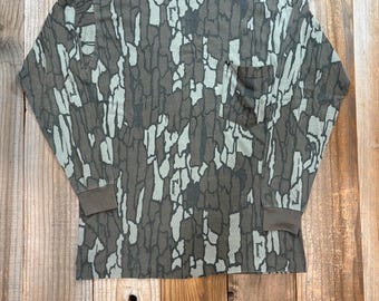 Men's Vintage 90's Spruce Creek Trebark Camo Camouflage Hunting