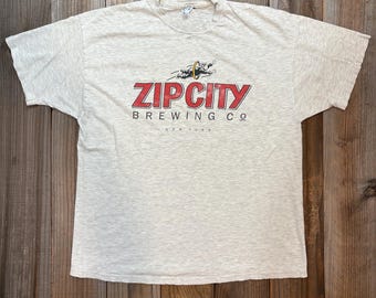 Vintage Zip City Brewing New York Shirt L