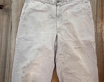 Vintage Hercules Thrashed Gray Cotton Shorts 35