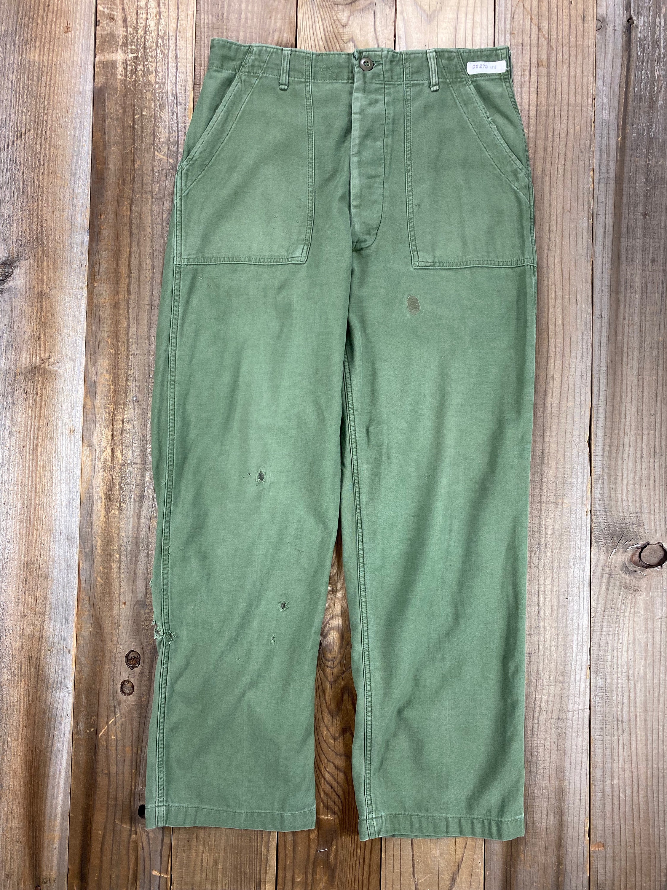 MILITARY SURPLUS OG107 Cotton Sateen Fatigue Pants Men's Clothing