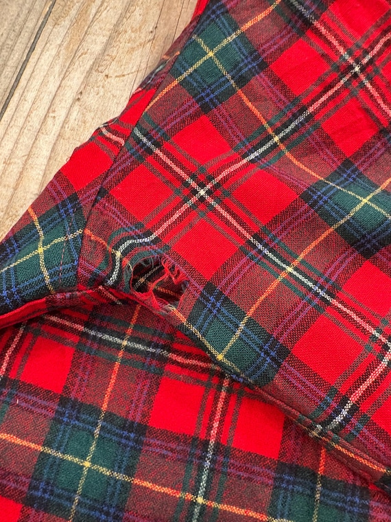 Vintage Thrashed Red Pendleton Loop Collar Board … - image 7