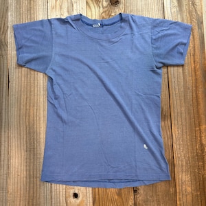 Camicia blu vintage invecchiata S