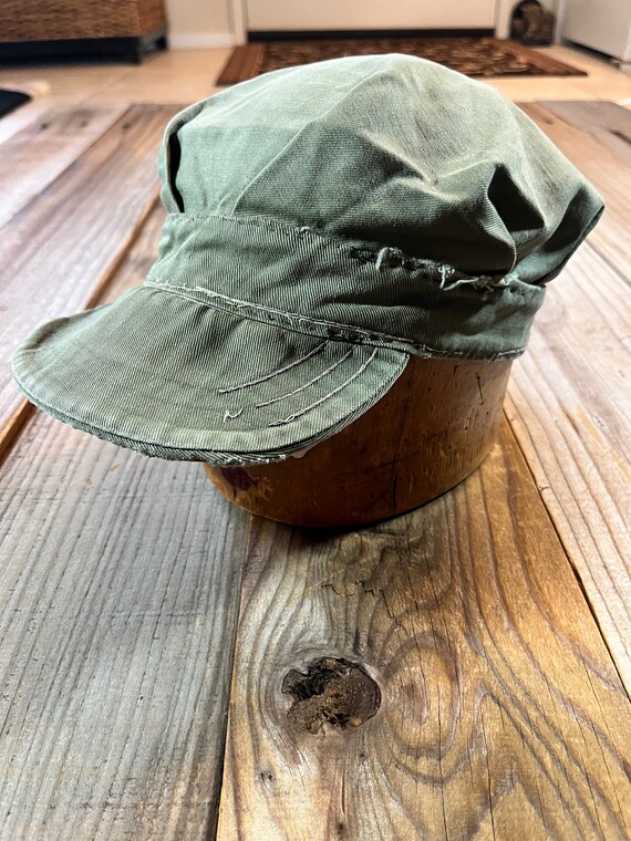 Vintage US Military Army Hat Soft Brim