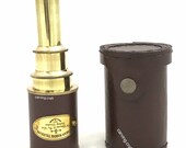 Brass Telescope - Pocket Telescope - Pirates Telescope - nautical telescope - Hunter Telescope with Leather