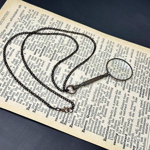 Pocket Magnifying Glass - Steampunk Retro Gift - Pocket Monocle Costume - Pocket Magnifiers Handmade Leather Nautical Magnifier | Stocking Stuffer