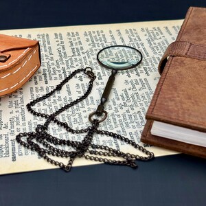 magnifying glass necklace vintage magnifier pendant for reading optical lens hands free magnifying necklace wearable magnifier monocle costume pocket monocle magnifying monocle eye monocle monocle necklace monocle for men pocket magnifying glass magnifying glass for coins collectors coin magnifier coin magnifying glass handheld magnifier modern monocle antique magnifier lightweight pendant stocking stuffer christmas gift gift for book lovers reading magnifier monocle magnifyer costume accessory