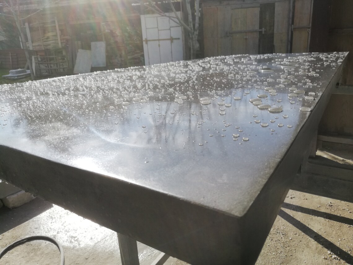 Concrete table top Etsy