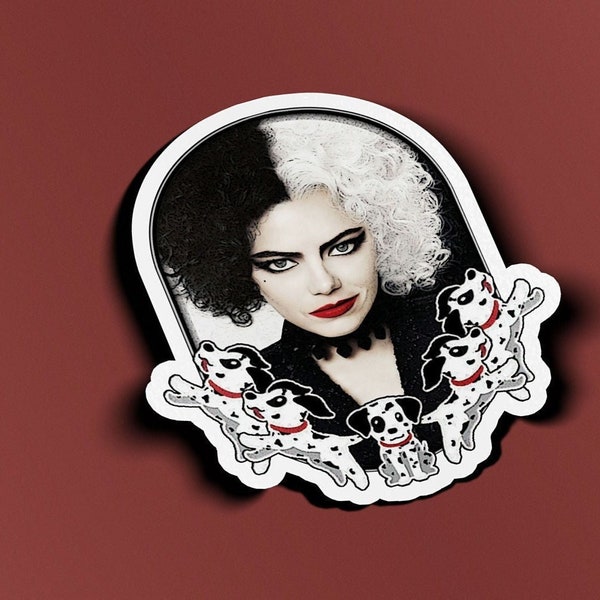 Emma Stone Sticker Cruella Sticker - BOGO - Buy One Get One Free of the SAME sticker