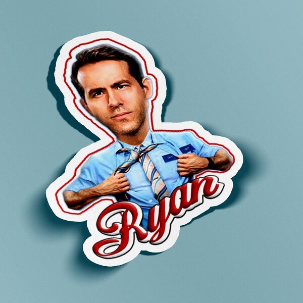 Ryan Reynolds Sticker2 - BOGO - Buy One Get One Free of the SAME sticker