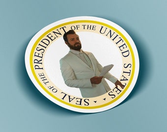 President Kevin Garvey the Leftovers Sticker - BOGO - Buy One Get One Free of the SAME sticker