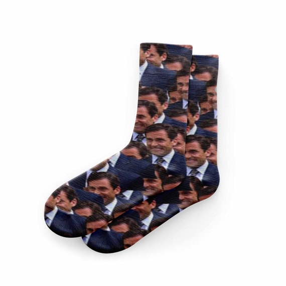 That/'s What She Said Michael Scott Socks Funny Socks Crazy Socks Meme Socks Dress Socks