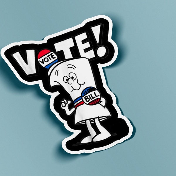 Vote Sticker Schoolhouse Rock Vote Sticker - BOGO - Buy One Get One Free of the SAME sticker