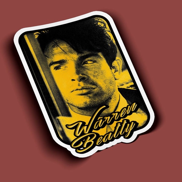 Warren Beatty Sticker - BOGO - Buy One Get One Free of the SAME sticker