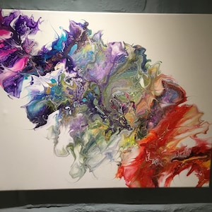 Pintura acrílica fluida